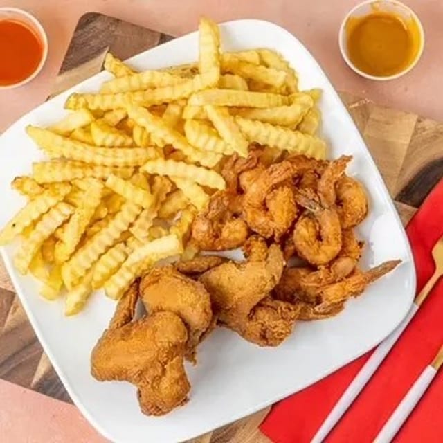 # 6. Wings & Shrimp.