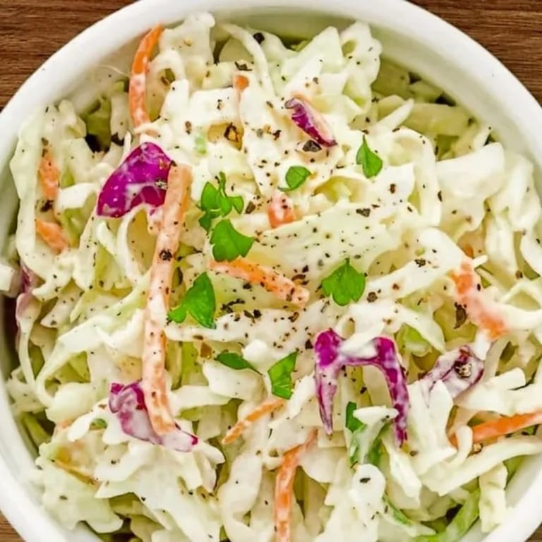Delicious Coleslaw Made Fresh