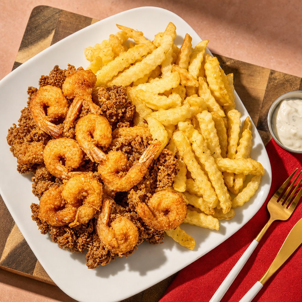 # 9. Gizzards & Shrimp.