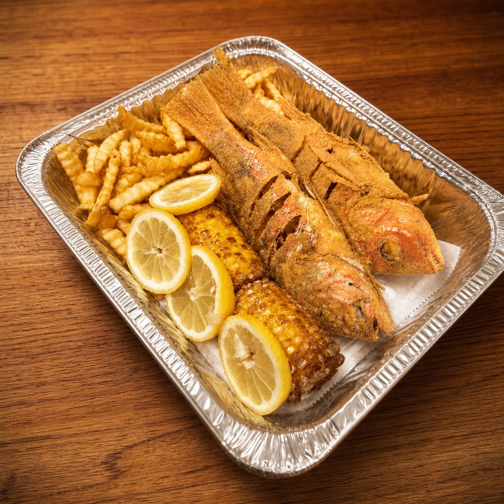 2 Pieces Whole Snapper.