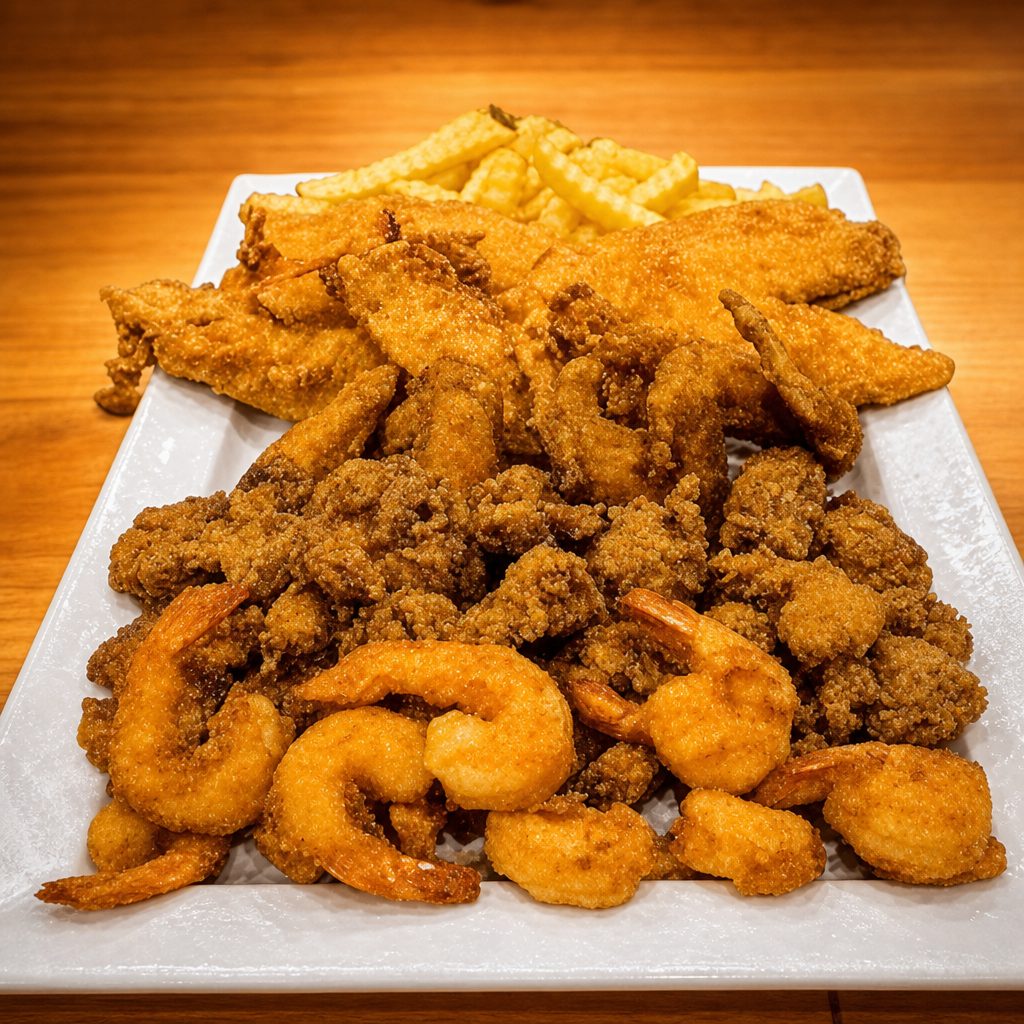 4 Items Seafood Platter.