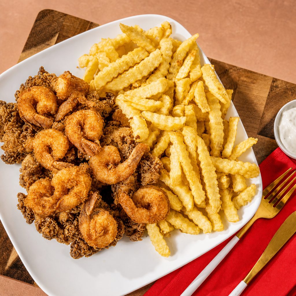 Scallop & Shrimp.