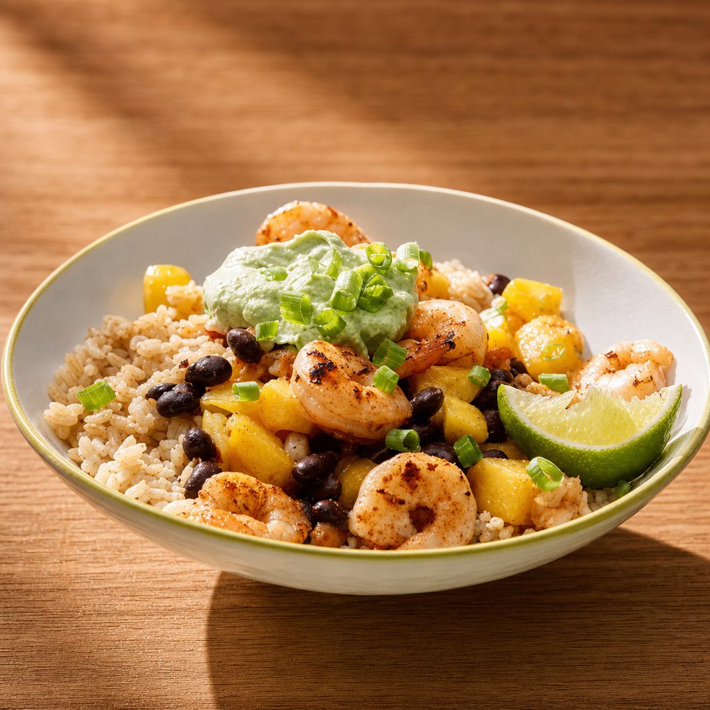 Rice Bowls Shrimp.