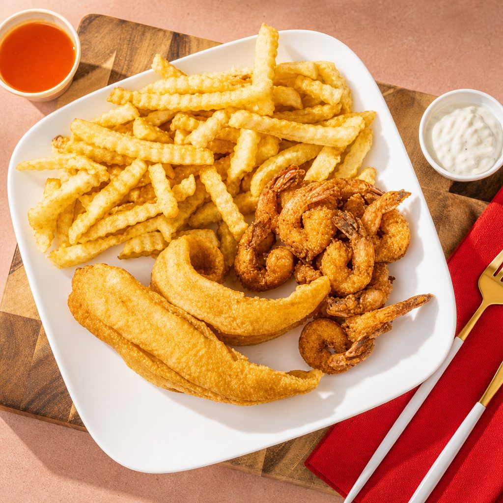 # 4. Catfish & Shrimp.