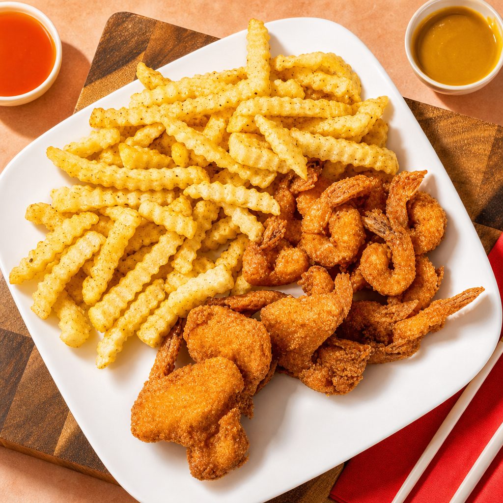 # 6. Wings & Shrimp.