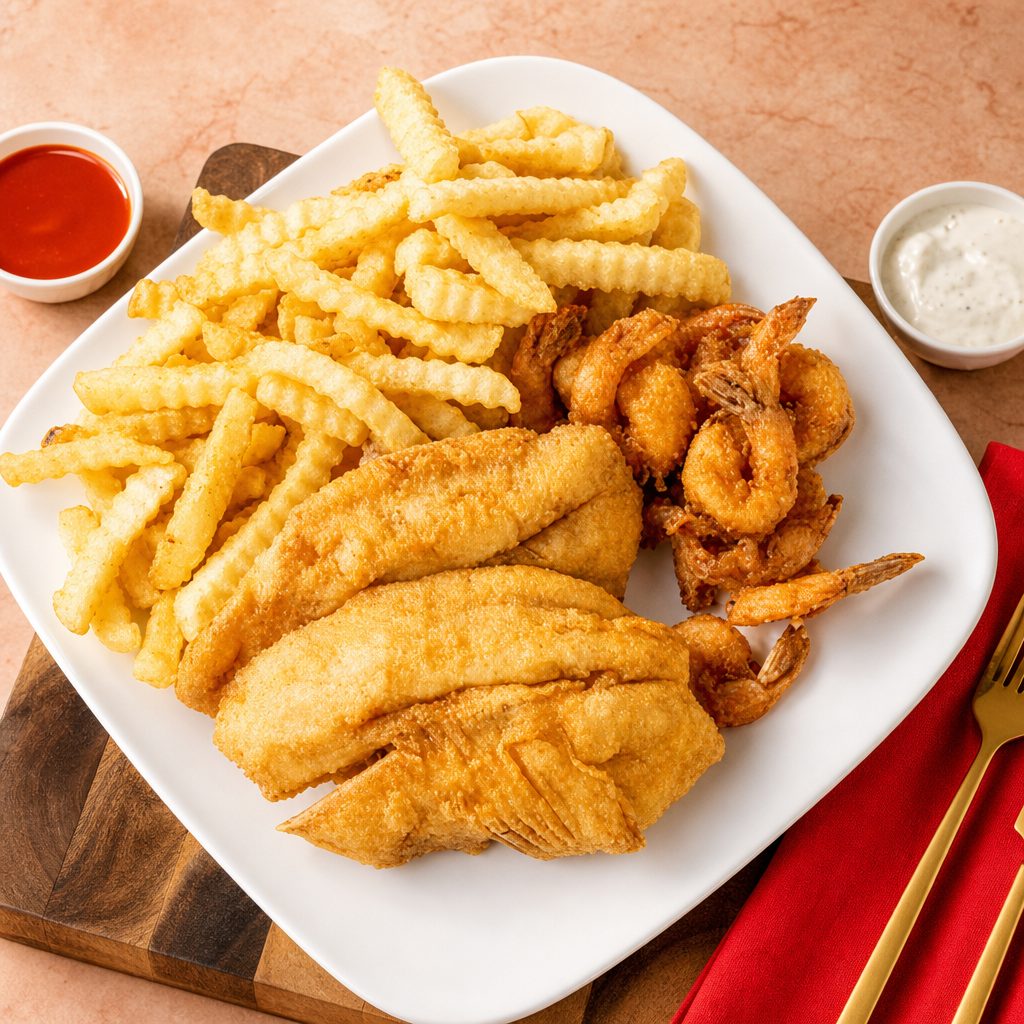 # 1. Tilapia & Shrimp.